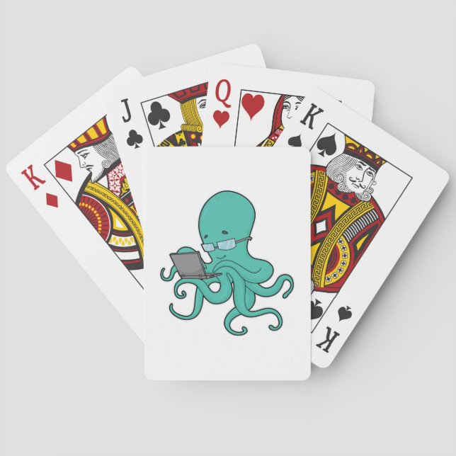 Baraja De Cartas Portátil Octopus (Reverso)