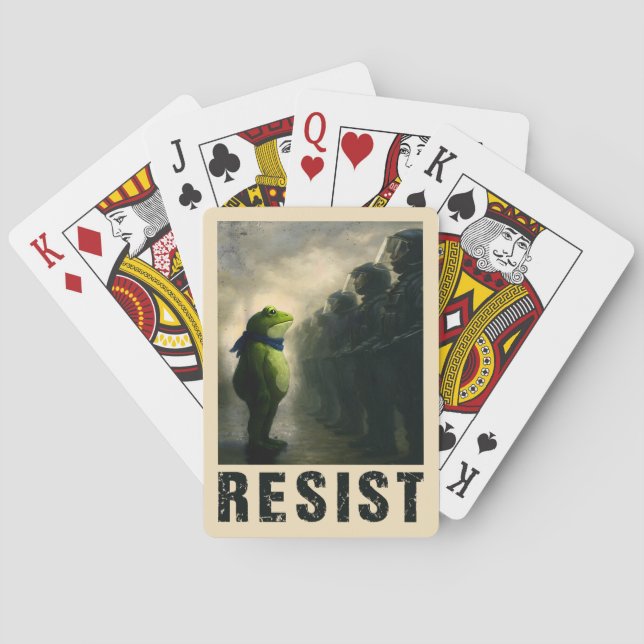 Baraja De Cartas Portland Frog Protest (Reverso)