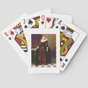 Baraja De Cartas Portrait of a Lady (oil on panel)