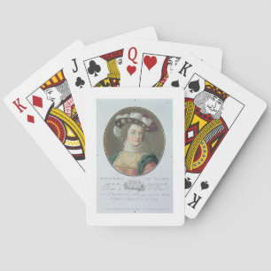 Baraja De Cartas Portrait of Marguerite de Valois (1492-1549), 1787