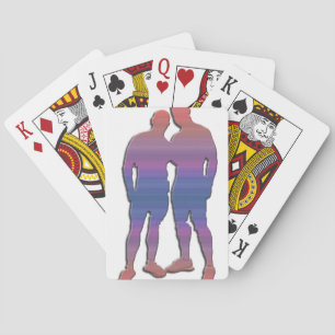 Baraja De Cartas Posando para hombres