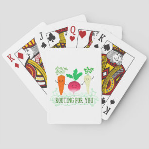 Baraja De Cartas Positive Root Pun - Rooting for you