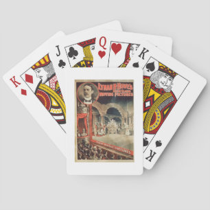 Baraja De Cartas Poster anunciando a Lyman H. Movimiento de alta cl