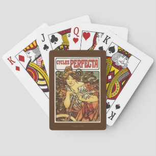 Baraja De Cartas Póster de anuncio de Perfecta con mujer