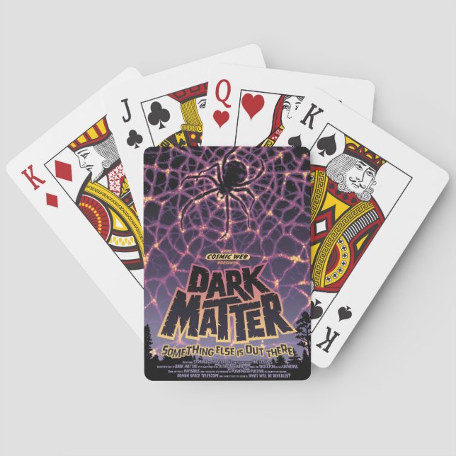 Baraja De Cartas Poster de Dark Matter. (Reverso)