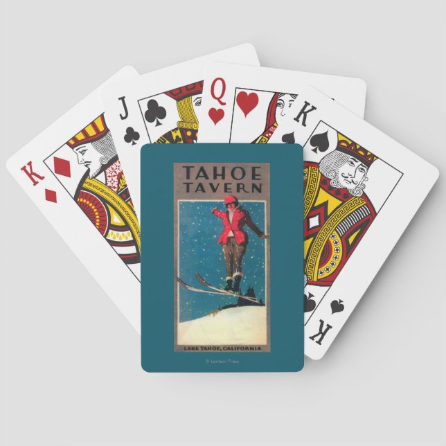 Baraja De Cartas Poster del promo de la taberna de Tahoe (Reverso)