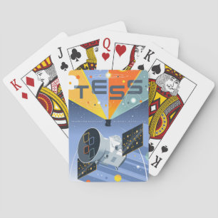 Baraja De Cartas Poster del telescopio espacial Tess.