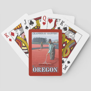 Baraja De Cartas Poster del viaje del vintage de la cosecha de los