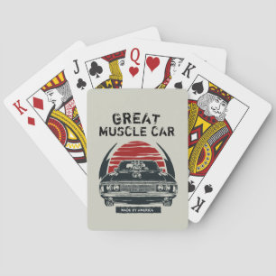 Baraja De Cartas Poster Musculum Car