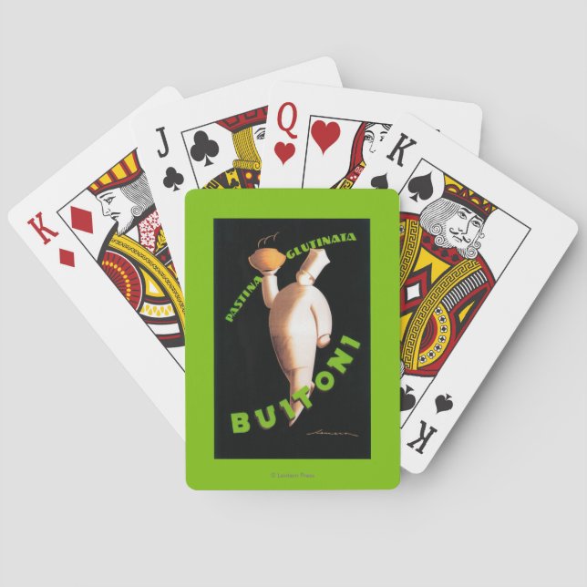 Baraja De Cartas Poster promocional de las pastas de Buitoni (Reverso)