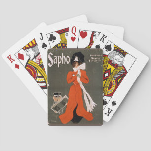Baraja De Cartas Poster Sapho de Vintage