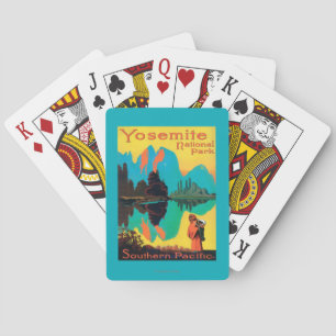 Baraja De Cartas Poster turístico - parque nacional de Yosemite, CA