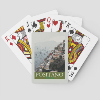 Baraja De Cartas Poster turístico Positano