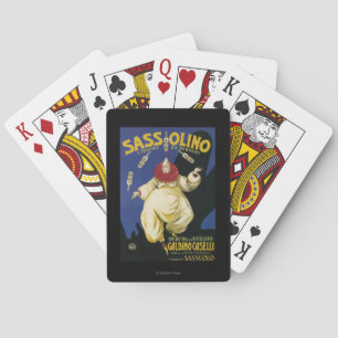 Baraja De Cartas Postre de Sassolino Liquore DA promocional