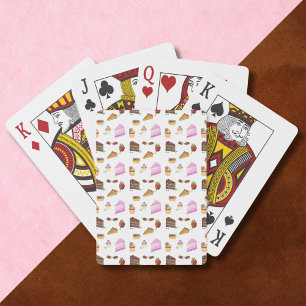 Baraja De Cartas Postres en acuarela