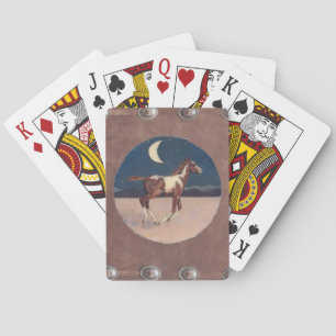 Baraja De Cartas Potro del Pinto en el claro de luna
