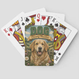 Baraja De Cartas Prado de Campo de Perro POPCUT