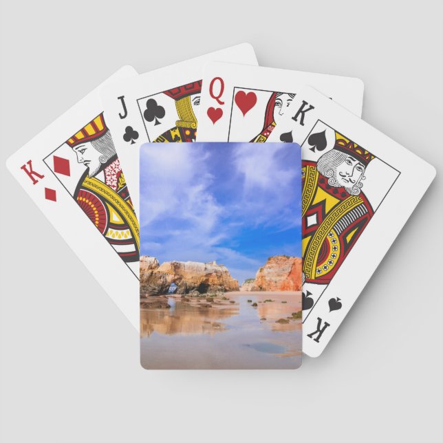 Baraja De Cartas Praia da rocha Portugal (Reverso)