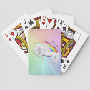 Baraja De Cartas Prangando a través de la positividad
