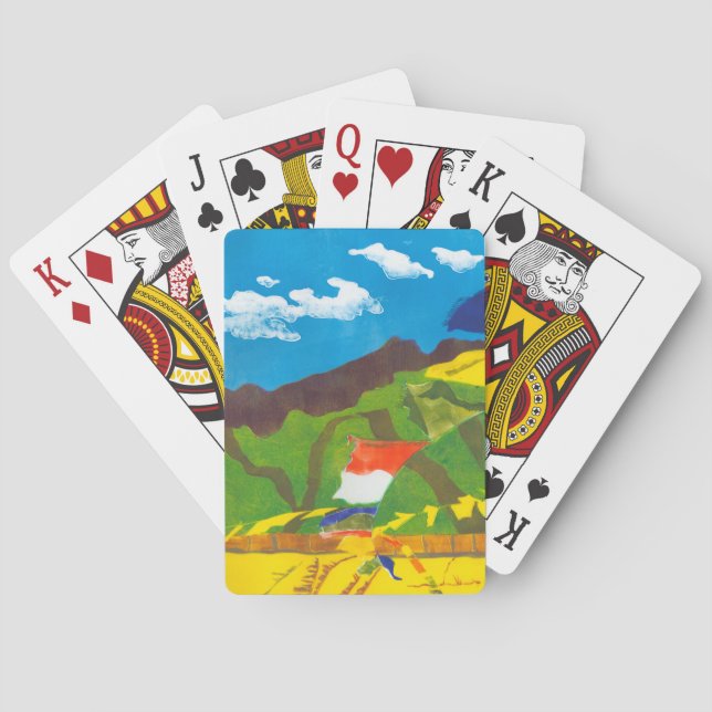 Baraja De Cartas Prayer Flags II (Reverso)
