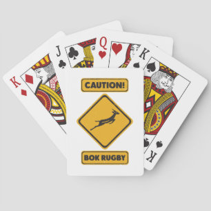 Baraja De Cartas Precaución - SpringBoks Cruzando