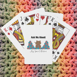 Baraja De Cartas Pregúntame sobre mi colección de yarn