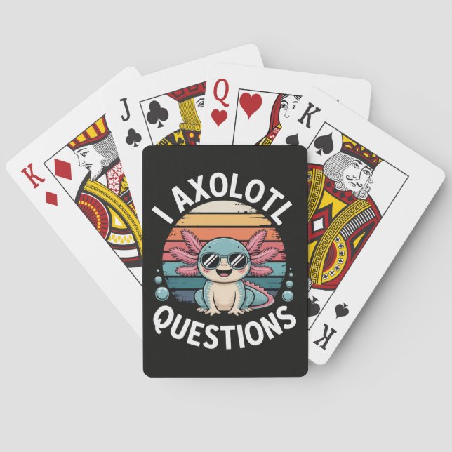 Baraja De Cartas Preguntas de Ajolote (Reverso)
