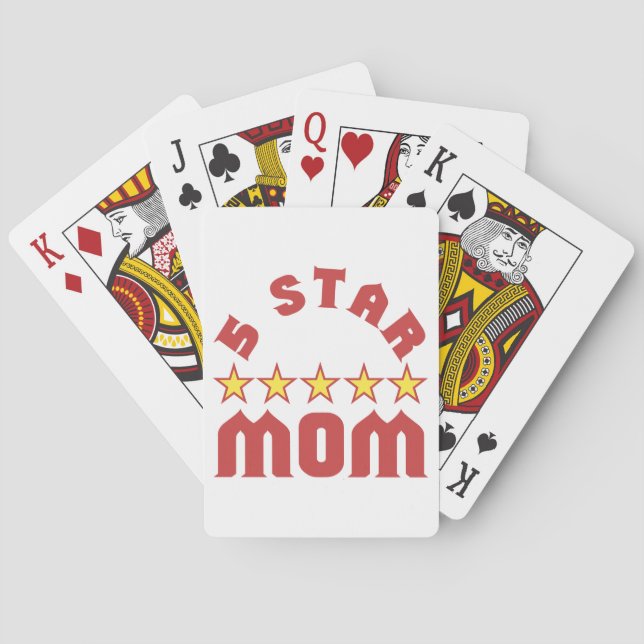 Baraja De Cartas Premio Mamá 5 Estrellas (Reverso)