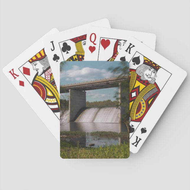 Baraja De Cartas Presa del lago Springfield (Reverso)