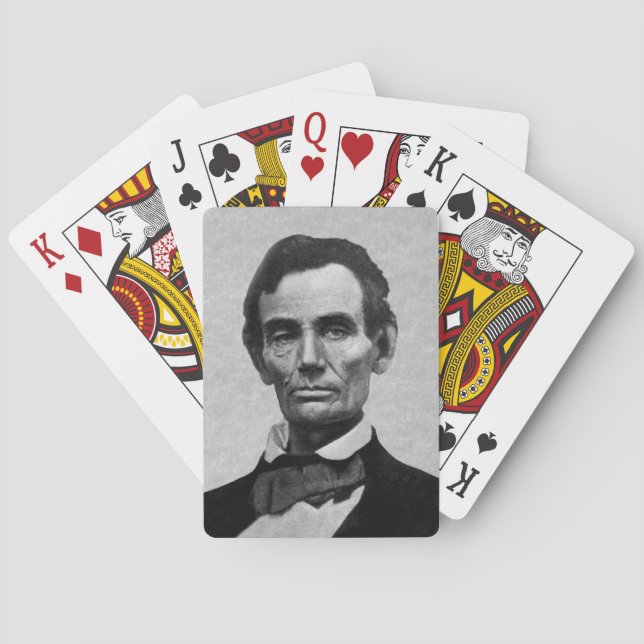 Baraja De Cartas Presidente Abe Lincoln (Reverso)
