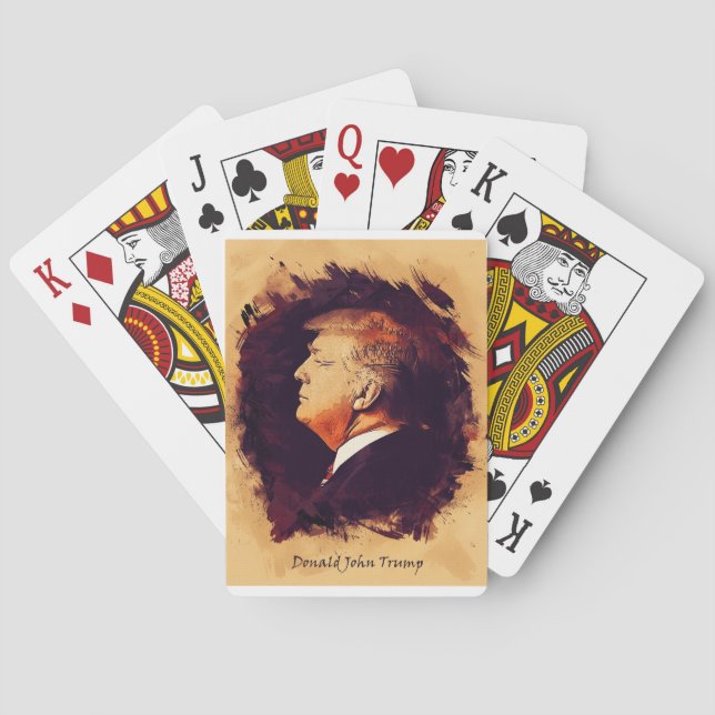 Baraja De Cartas Presidente Donald Trump (Reverso)