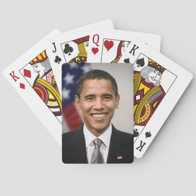 Baraja De Cartas Presidente electo de Estados Unidos Barack Obama (Reverso)