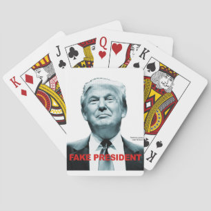 Baraja De Cartas Presidente falso (Trump)
