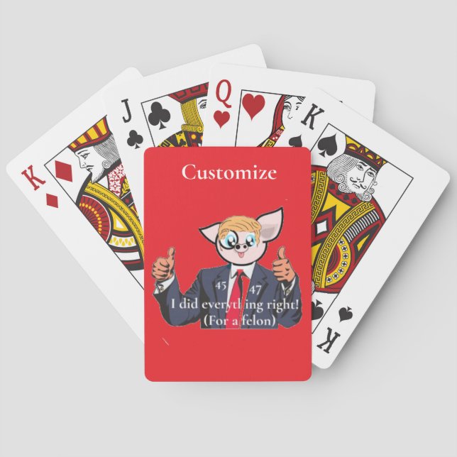 Baraja De Cartas Presidente Felón Thunder_Cove (Reverso)