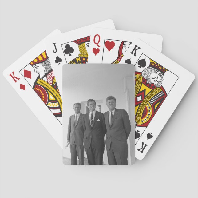 Baraja De Cartas Presidente John Kennedy y Brothers American Camelo (Reverso)