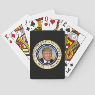 Baraja De Cartas Presidente Trump Photo Presidential Seal