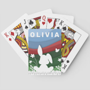 Baraja De Cartas Primavera de corte de papel de personalizado del c