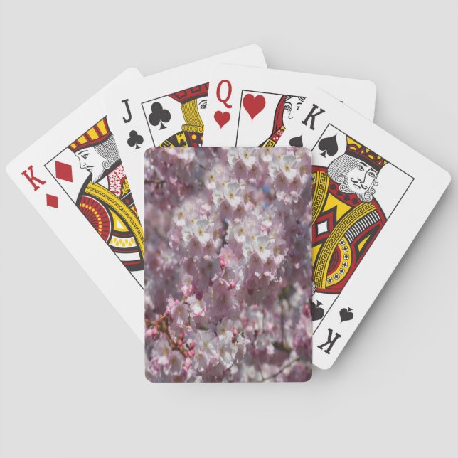 Baraja De Cartas Primavera rosa (Reverso)