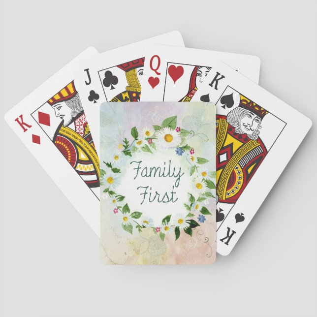 Baraja De Cartas Primer círculo familiar de los dioses (Reverso)