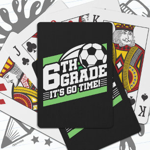 Baraja De Cartas Primer día de regreso a la escuela del fútbol de 6
