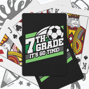 Baraja De Cartas Primer día de regreso a la escuela del fútbol de 7