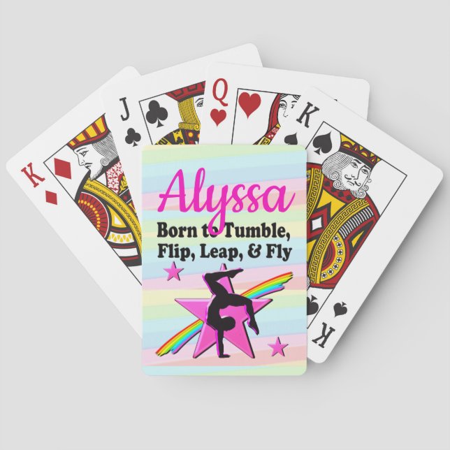 BARAJA DE CARTAS PRIMER LUGAR GIMNASTICA REINA (Reverso)