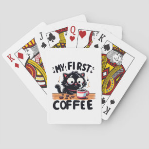 Baraja De Cartas Primera aventura de café negro