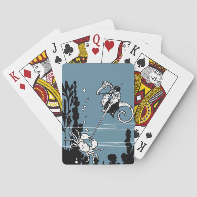 Baraja De Cartas Prince y el caballito de mar (Reverso)