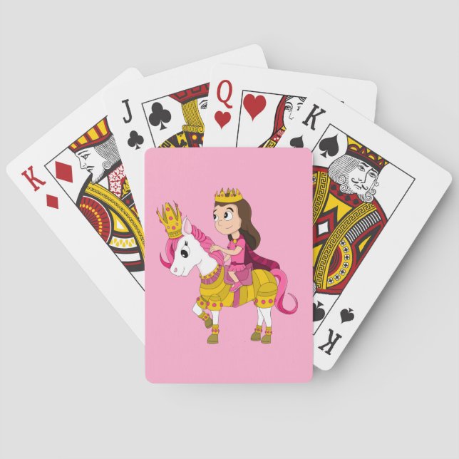 Baraja De Cartas Princesa personalizado (Reverso)