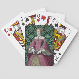 Baraja De Cartas Princesa Retrato Elizabeth Tudor, Reina