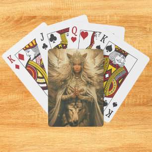 Baraja De Cartas Princesa y su espíritu lobo