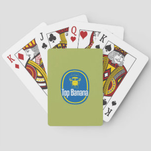 Baraja De Cartas Principales tarjetas de juego para plátanos
