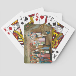Baraja De Cartas Procesión Boda tradicional (arte vintage)