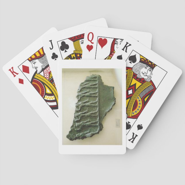 Baraja De Cartas Procesión de guerreros emlamitas, Susa, Irán, Elam (Reverso)